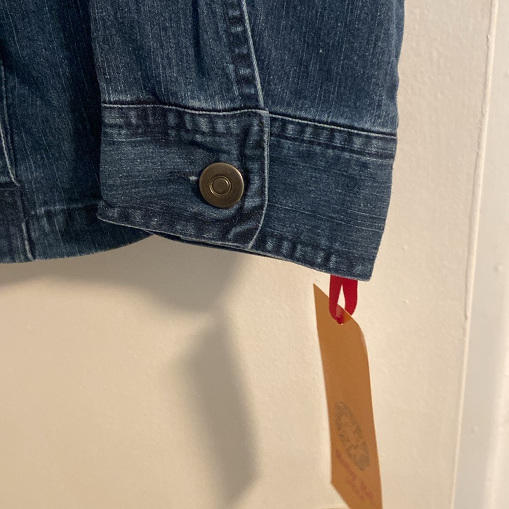 Ruby Rd. Jean Denim Zipper Jacket - Picture 2 of 5